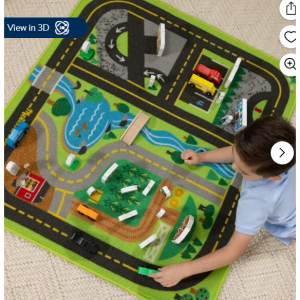 $30.99 off Melissa & Doug Create a Town Activity Rug Play Set, with 25 Wooden Play Pieces @Walmart