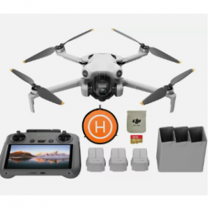 DJI Mini 4 Pro 飞行更多视频博主组合无人机，带 DJI RC