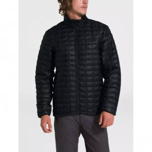 The North Face 黑色 Eco Thermoball 全拉链夹克外套 羽绒哑光 男款