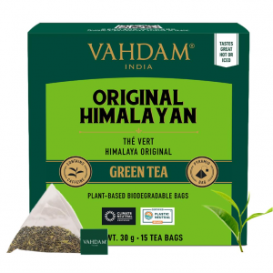 VAHDAM 喜馬拉雅原味綠茶 15包 @ Amazon