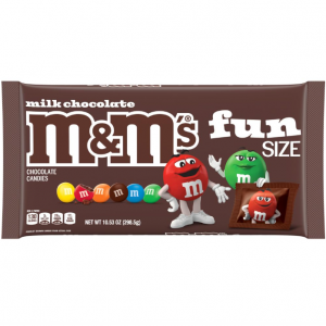 M&M'S Milk Chocolate Fun Size Candy Bag, 10.53oz Bulk Candy Bag @ Amazon