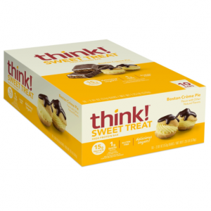 think! Protein Bars, High Protein Snacks, Gluten Free, Boston Creme Pie, 10 Count @ Amazon