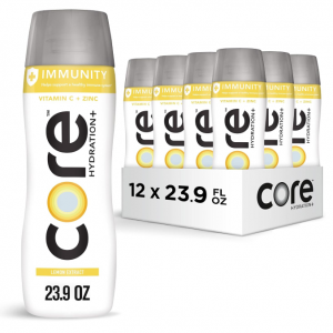 CORE 檸檬口味電解質水 23.9oz 12瓶裝 @ Amazon