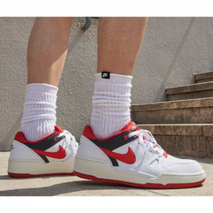 40% OFF Nike Full Force Low Men's Shoes @ Nike, White/Black/Sail/Mystic Red