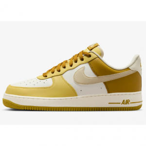 Nike Air Force 1 '07 男士运动鞋板鞋 @ Nike, 青铜色/土星金/帆色/椰奶色，6折