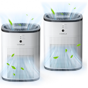 2 Pack CHIVALZ Air Purifiers for Bedroom @ Amazon