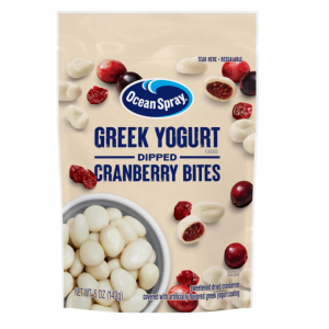 Ocean Spray® Greek Yogurt Covered Craisins®, Greek Yogurt Flavored, 5 Oz Pouch @ Amazon