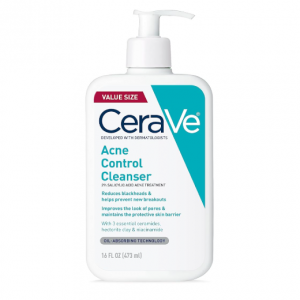 CeraVe Acne Control Cleanser 16oz with 2% Salicylic Acid Acne Treatment @ Amazon 