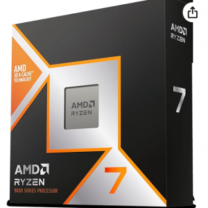 Amazon - 遊戲發熱友必備：AMD RYZEN 7 9800X3D 核心 ，現價$479