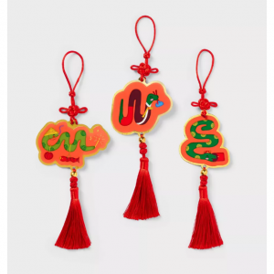 3pc Lunar New Year Snake Hanging Decorations