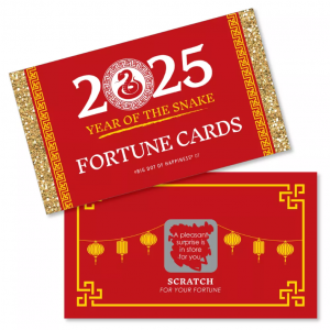 農曆新年遊戲刮刮福卡 - 22張