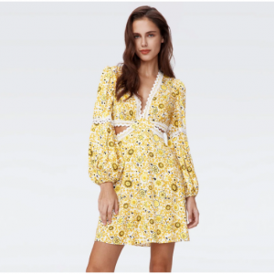 50% Off Kimmie Dress in Goldenrod @ Diane von Furstenberg HK