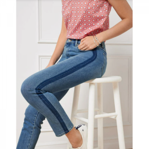 修身九分牛仔裤