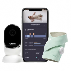 Owlet Duo Smart Baby Monitor: Smart Sock and Owlet Cam (Mint) 37% OFF @ Kidsy