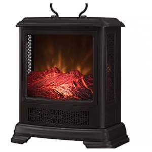 Duraflame 便攜式壁爐加熱器，帶火焰效果