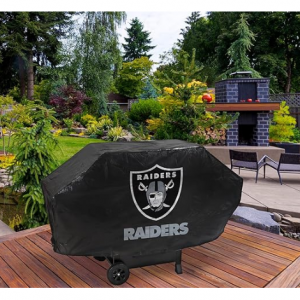 Rico Industries NFL Vinyl Padded Deluxe Grill Cover, 68 x 21 x 35-inches @ Amazon