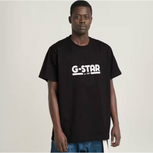 G-Star Unisex Line Script Loose 男士T恤