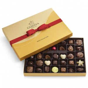 Godiva 什锦巧克力金装礼盒 红丝带 36颗