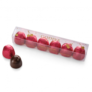 Godiva 樱桃糖浆黑巧克力 6颗装