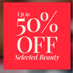 Up to 50% Off + Extra 10% Off Winter Sale @ LOOKFANTASTIC UK