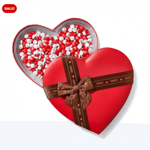 Heart Candy Gift Box with Bow