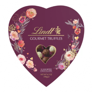 Lindt 情人节巧克力松露心形礼盒 6.7oz