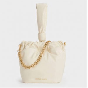 Charles & Keith Caia Knotted 饺子包