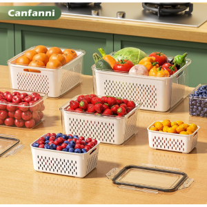 Canfanni 5 PCS Large Fruit Storage Containers for Fridge @ Amazon