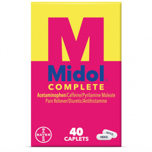 Midol Complete, Menstrual Period Symptoms Relief, 40 Count @ Amazon