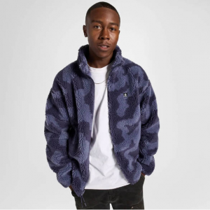 Converse 全拉链仿羊羔绒套头衫