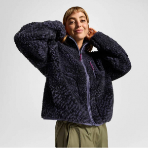 Converse 印花仿羊羔绒全拉链夹克