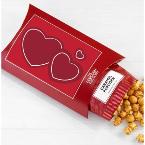The Popcorn Factory Cards With Pop® 双红心爆米花礼盒