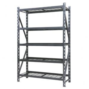 Stronghold Garage Gear by Shin Crest Heavy Duty 18"D 5-Shelf Rack Wire Decking, 800lbs per Shelf