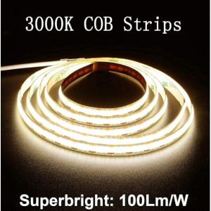 dephen 5V LED Strip 4.9ft-480LEDs USB LED Strip Lights 3000K 1200lm Warm White @ Amazon