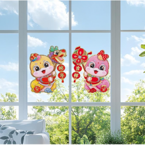 2025年農曆新年裝飾祝福門貼