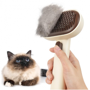 aumuca Cat Brush for Shedding @ Amazon