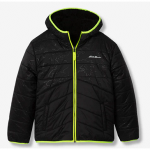 75% OFF Eddie Bauer Boys' & Girls' Deer Harbor Reversible Hooded Jacket @ Eddie Bauer Kids 