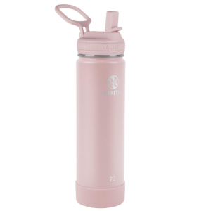 Takeya Actives 22 oz Vacuum Insulated Stainless Steel Water Bottle with Straw Lid, Premium Quality