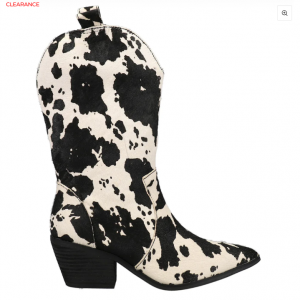 66% OFF Dingo Live a Little Cow Pointed Toe Cowboy Boots @ SHOEBACCA