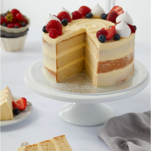 Vanilla Naked Cake (Serves 24)