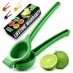 Zulay Premium Quality Metal Lime Squeezer, Citrus Juicer, Manual Press @ Amazon