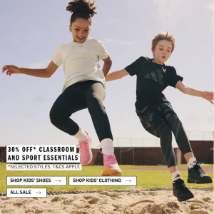 adidas AU Flash Sale & Deals - 30% Off Back To School Essentials