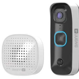 50% off Swann - Buddy 4K UHD Wireless Video Doorbell & Chime @Best Buy