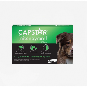 Capstar 狗用除蚤口腔治疗剂，体重超过 25 磅