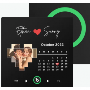 FridgeBeats定製無框音樂和照片冰箱貼支持藍牙連接