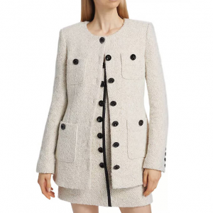 Toccin Lea Tweed Single-Breasted 夹克