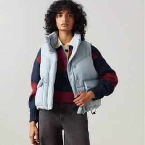 Levis Western Bubble Puffer Vest