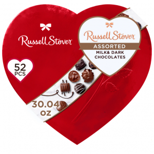 Russell Stover 什锦巧克力红箔心形礼盒 30.04oz