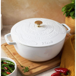 Staub 蛇年限定珐琅铸铁锅 5夸脱，白色