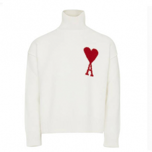 AMI PARIS Ami de Cœur 高領毛衣